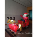 Festival Luxury inflatable Santa Reindeer Sleigh
